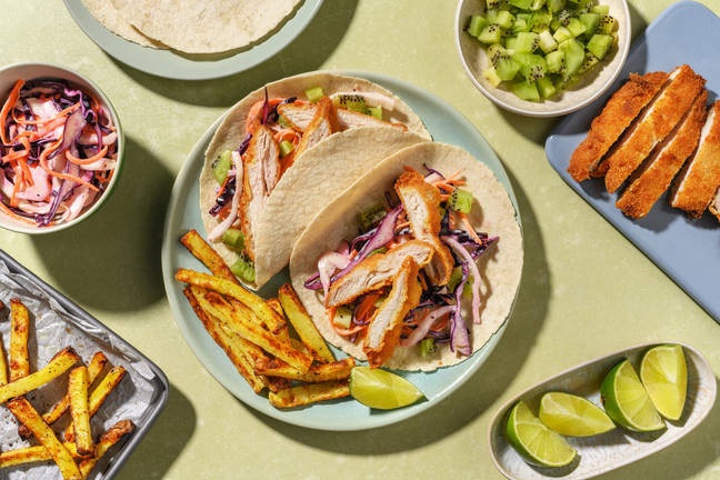 Scrubs Up Nice Sweet Chilli Fried Chicken Tacos