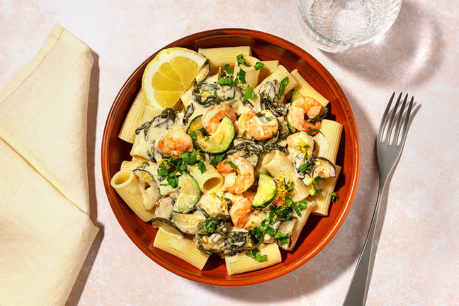 Speedy Prawn Rigatoni