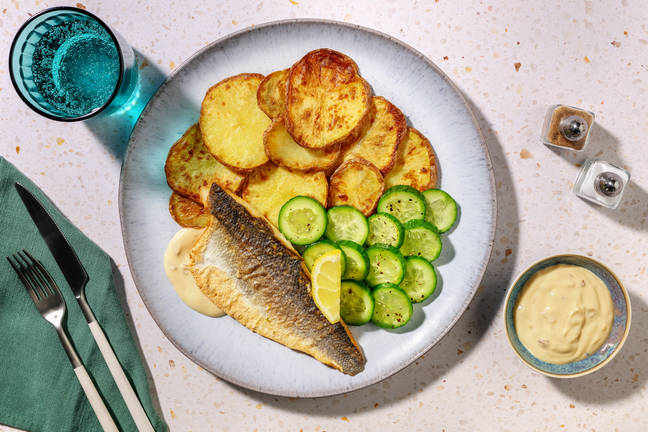Pannfisch und Bratkartoffeln vom Blech
