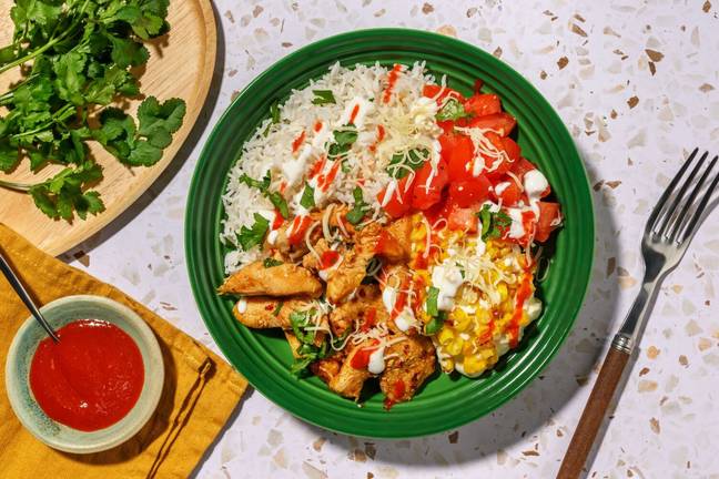 ”Taqueria”-bowl på kyckling