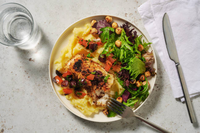 Pannstekt torsk och sauce vierge
