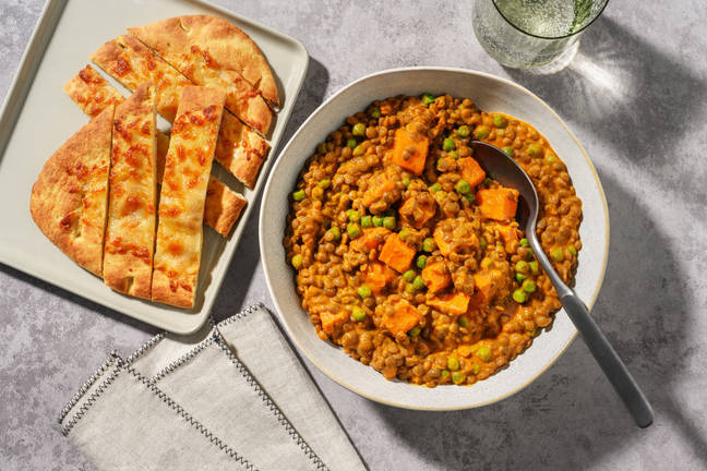 Mild Butternut and Lentil Korma