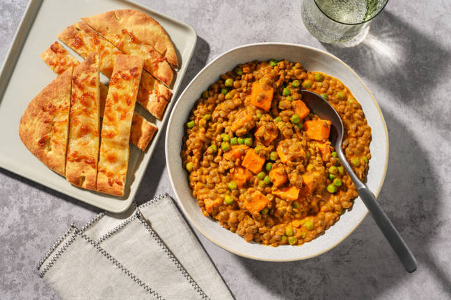Mild Butternut and Lentil Korma