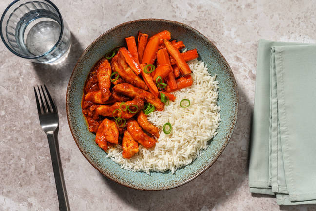 Östasiatiskt gochujang-fläskkött