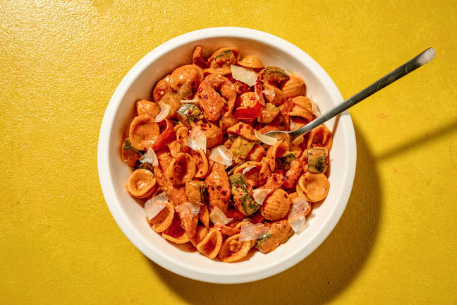 Cajunkrydret kyllingpasta