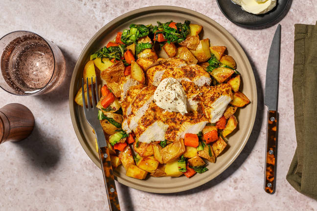 Mughlai Inspired Korma Roasted Chicken