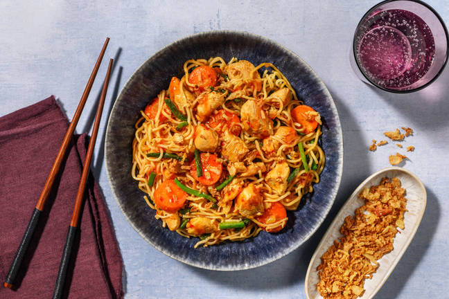 Indonesian-style Chicken Noodles