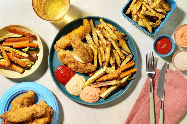 Build Your Own: Crispy Chicken Goujons Feast