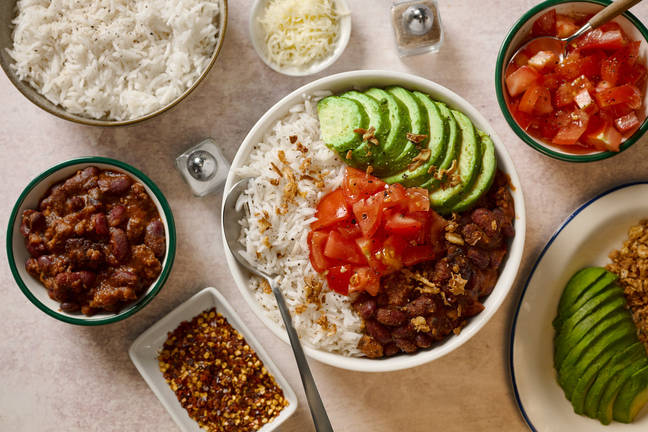 Build Your Own: Beef Chilli Con Carne Bowl