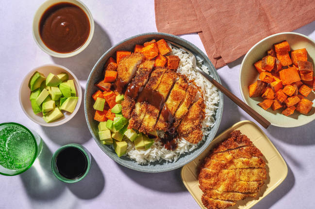 Family Favourite Pork Tonkatsu Rice Bowl