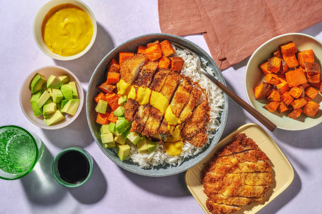Family Favourite Pork Tonkatsu Rice Bowl