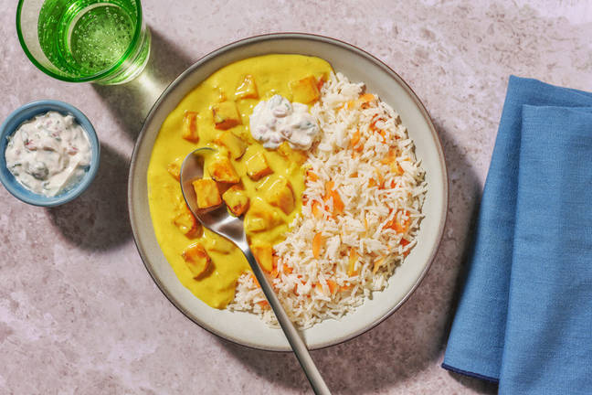 Butternut Curry and Veggie Rice