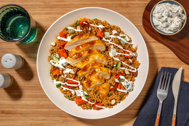 Chutneyglaserad currykyckling