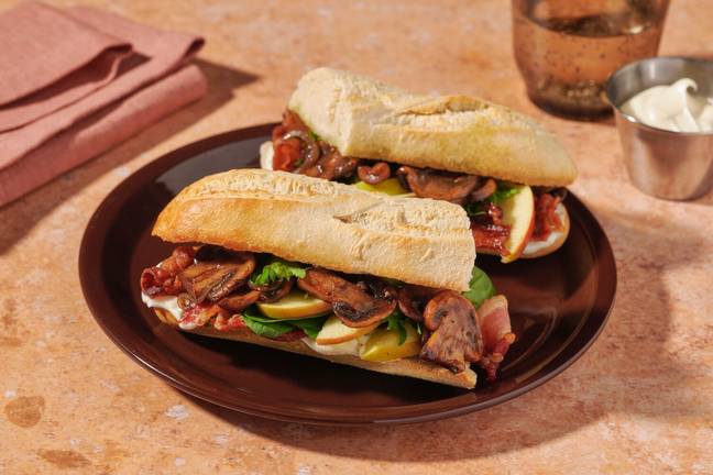 Krispig baconsandwich