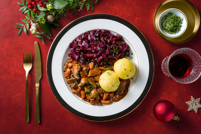 Vegetarisches Maronen-Pilz-Ragout