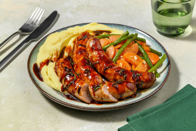 Sausages in Sage Gravy