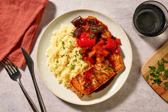 Pan-seared Salmon and Ratatouille