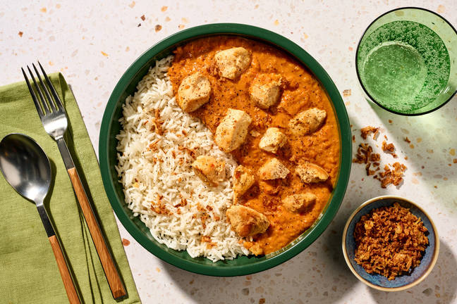 Creamy Chicken Curry and Rice