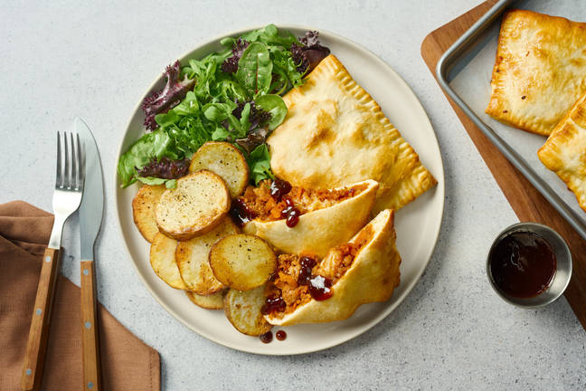 Mexican Style Cheesy Pork Empanadas