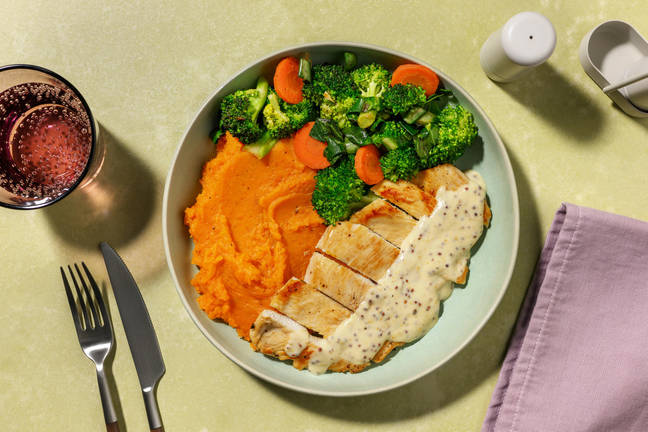 Seared Chicken & Creamy Mustard Sauce