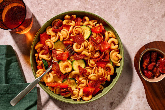 Rustic Chorizo & Semi-Dried Tomato Pasta