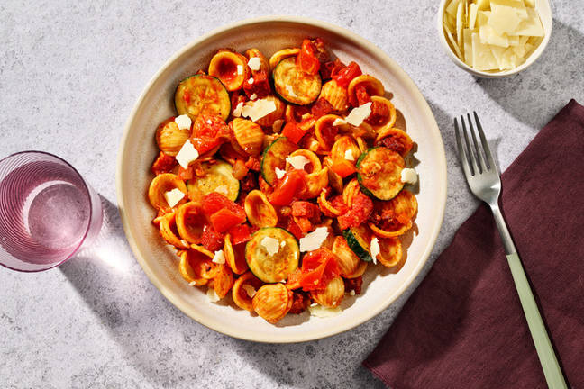 Rustic Chorizo & Semi-Dried Tomato Pasta