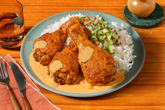 Tandoori Chicken Drumsticks & Coconut Rice