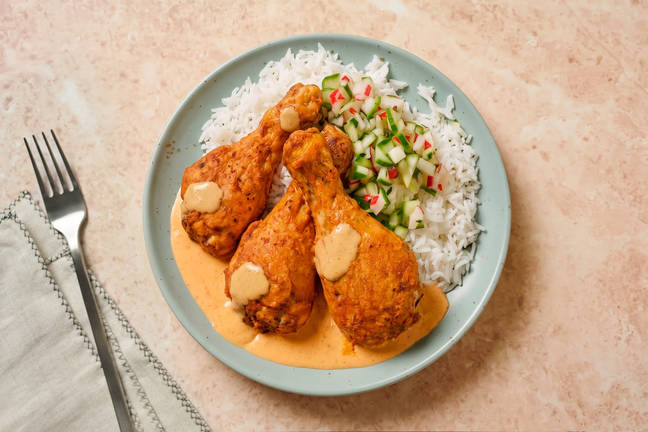 Tandoori Chicken Drumsticks & Coconut Rice