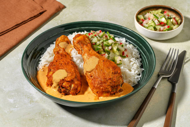 Tandoori Chicken Drumsticks & Coconut Rice