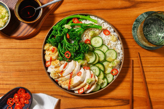 Hainanese Chicken & Fragrant Rice Set