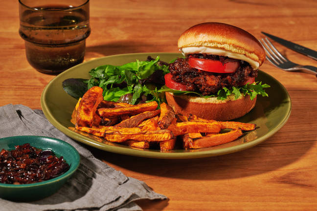 Southern Pulled Pork & Bacon Jam Burger