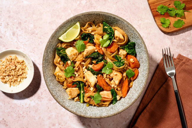 Chicken Pad Thai-Style Noodles
