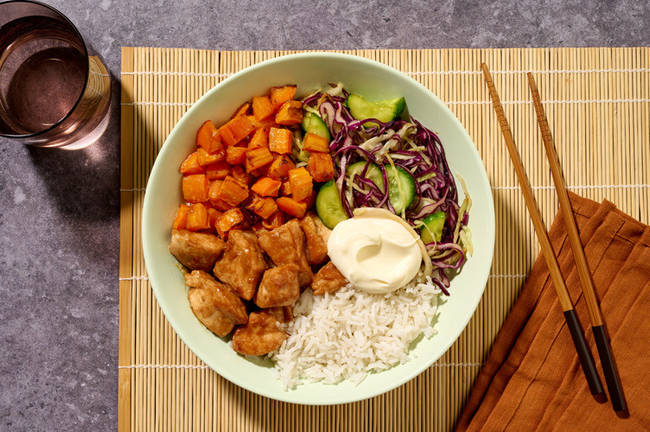 Miso-Honey Chicken & Ginger Rice Bowl