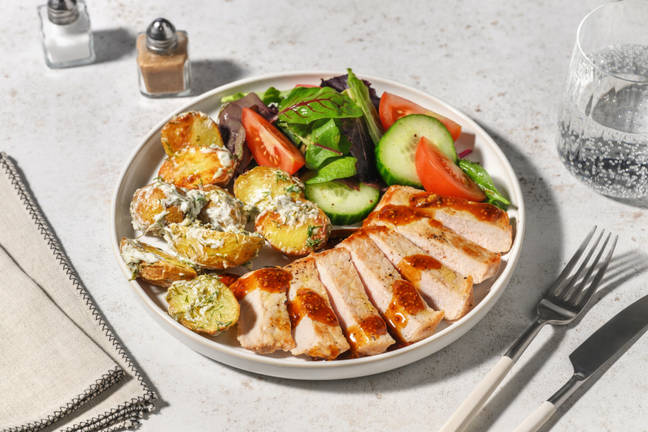 Pork Schnitty & Dill-Parsley Potatoes