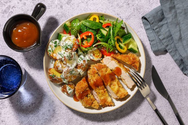 Pork Schnitty & Dill-Parsley Potatoes