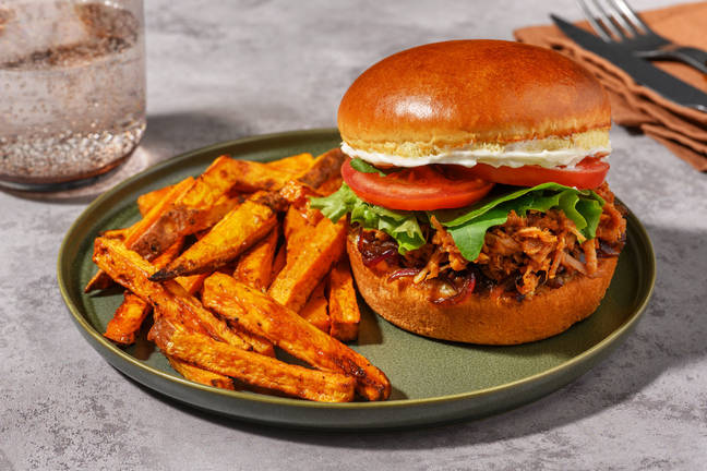 Southern Pulled Pork & Bacon Jam Burger