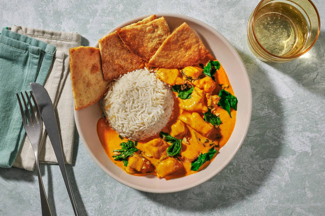 Mild Indian Butter Chicken & Nutty Rice