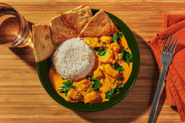 Mild Indian Butter Chicken & Nutty Rice