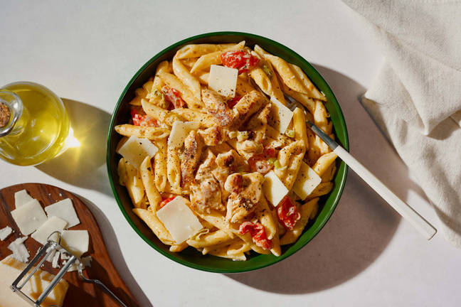 Creamy Chicken & Cherry Tomato Penne