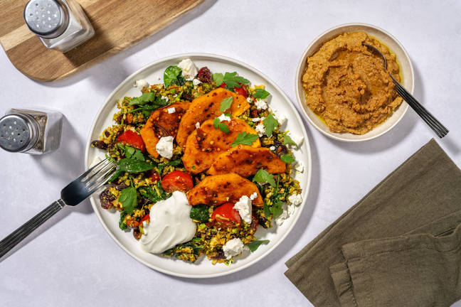 Harissa Pumpkin & Jewelled Veggie Rice