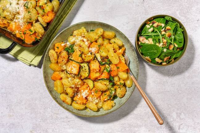 Baked Herby Pumpkin & Parmesan Gnocchi