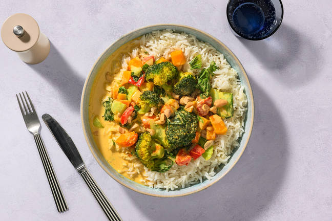 Thai Red Pumpkin & Broccoli Curry