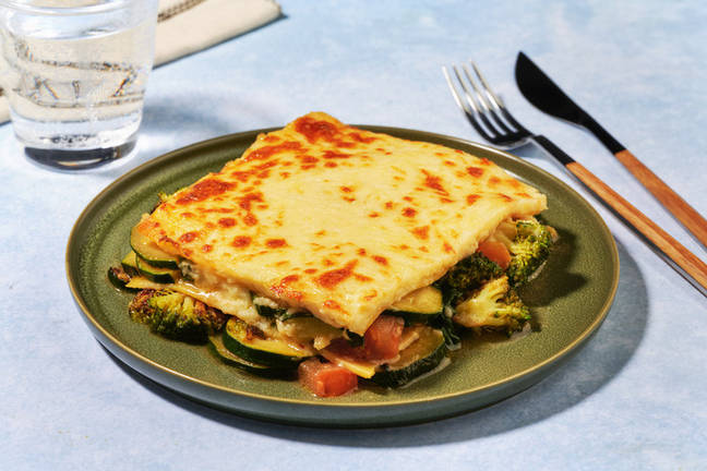 Rustic Green Veggie & Tomato Lasagne