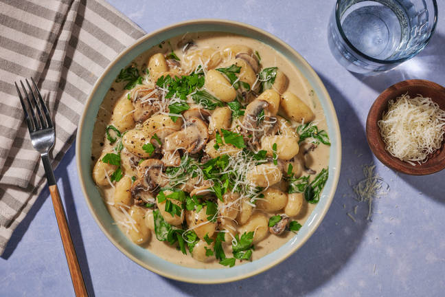 One-Pan Creamy Mushroom Gnocchi