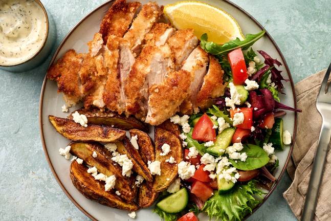 Poulet au citron en croûte panko