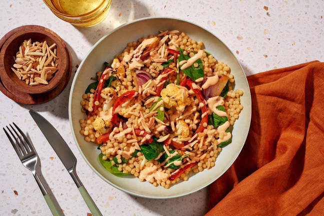 Spiced Cauliflower & Roast Veg Pearl Couscous