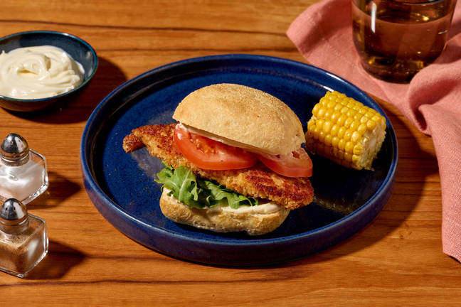 Express Plant-Based Crumbed Chick'n Burger