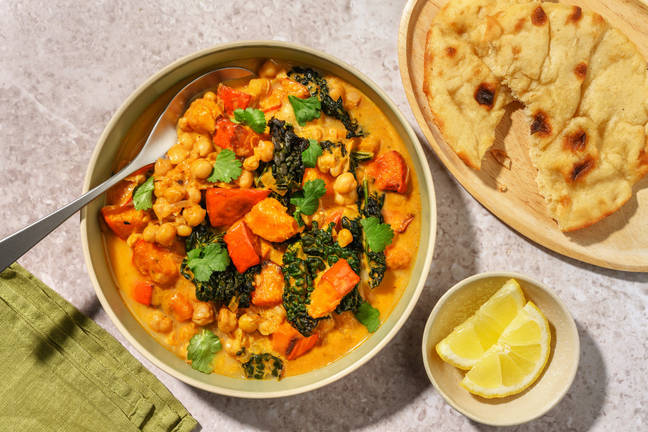 Chermoula Chickpea, Pumpkin & Kale Soup