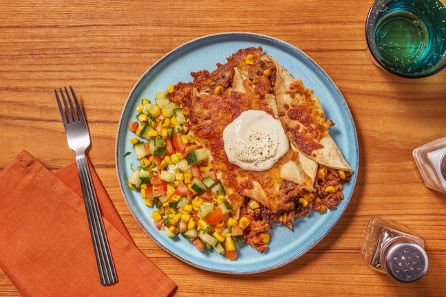 Picante Mexican Black Bean Enchiladas
