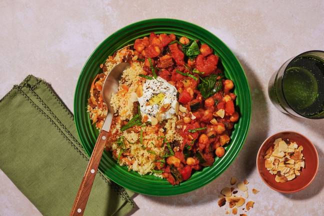 Chermoula Chickpea & Roast Veggie Stew